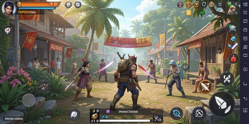 Tampilan mendebarkan gameplay API5000 yang penuh tantangan dan simulasi.