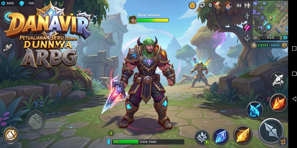 Tampilan gameplay menakjubkan dari DANAVIP dalam aksi ARPG.