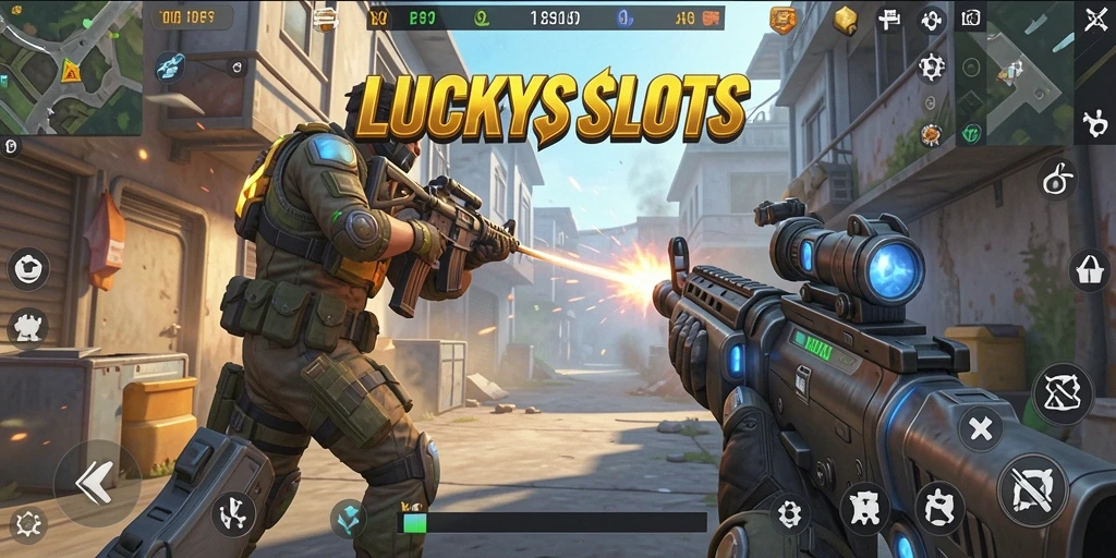 Tangkapan layar menampilkan aksi seru dalam gameplay FPS.