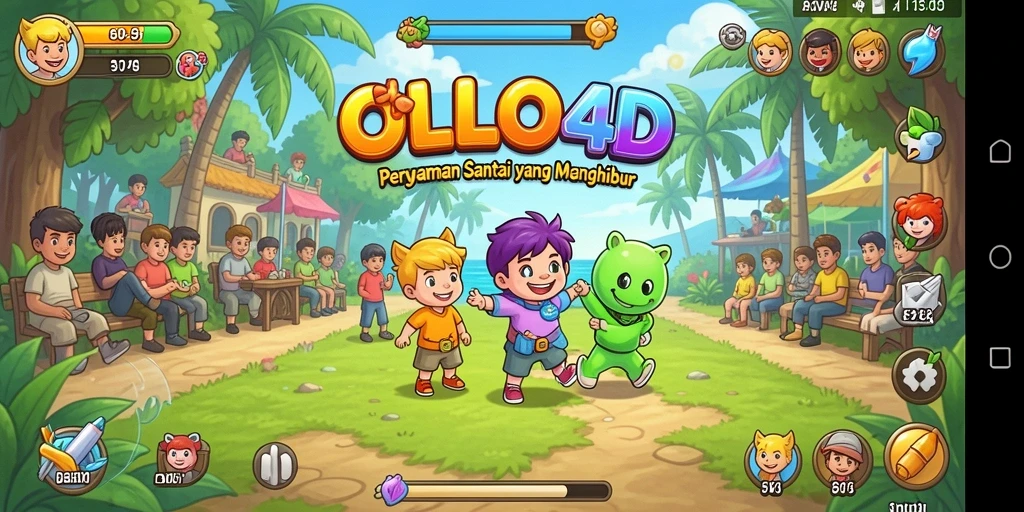 Tampilan gameplay <strong>OLLO4D</strong> yang menawan dan interaktif.