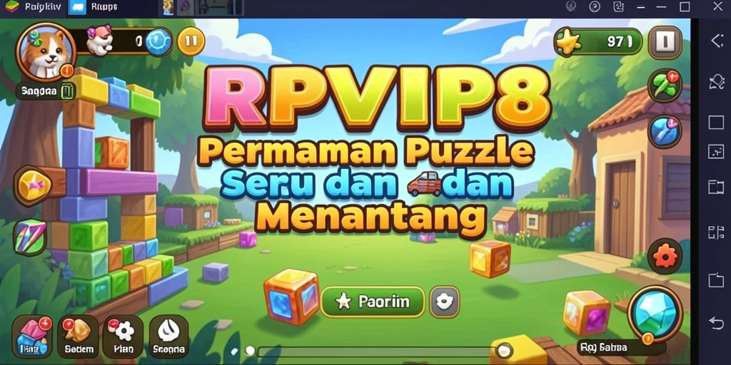 Tampilan gameplay menarik dari RPVIP8 yang penuh tantangan.