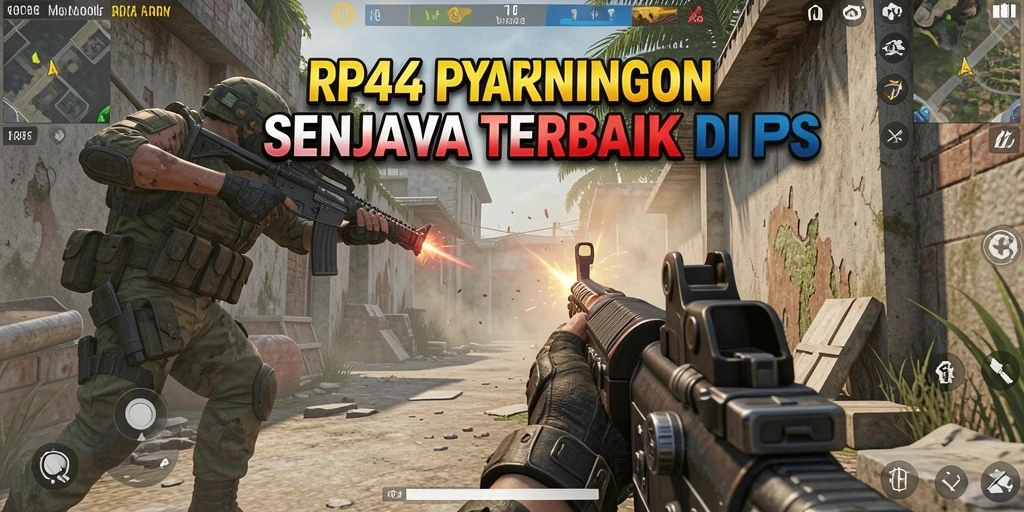 Gameplay RR44 yang intens dan memukau dalam pertempuran FPS.