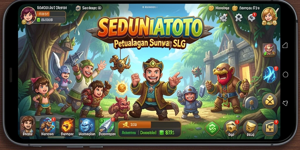 Tampilan gameplay seru dan interaktif dari SEDUNIATOTO.