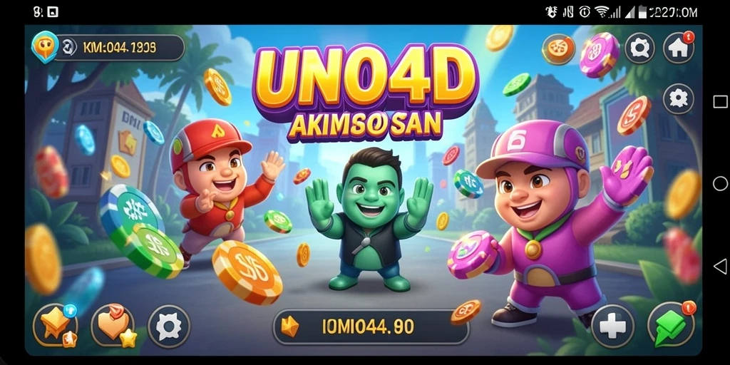 Screenshot utama UNO4D menampilkan gameplay Action yang seru dan mendebarkan.